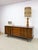Rare United Furniture MCM Long Dresser Intricate Wood Pulls Vintage Lowboy For Sale - Image 17 of 17