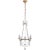 Traditional J. Randall Powers for Visual Comfort Signature Sharon Small Chandelier in Gilded Iron with Crystal Trim For Sale - Image 3 of 3
