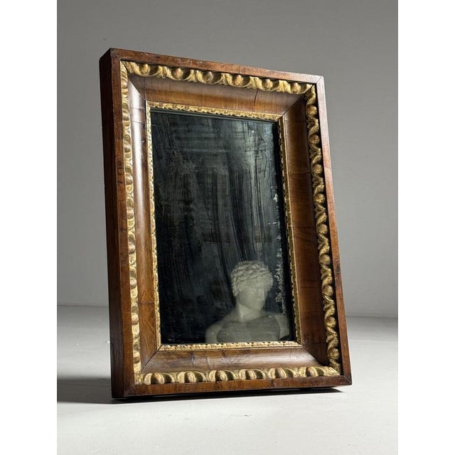 Antique French Mirror in Mahogany, 1800s For Sale - Image 10 of 14