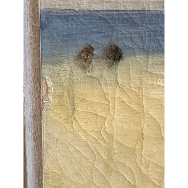 American 1960s Signed Francois Gisson Post-Impressionist Paris Seascape Painting For Sale - Image 3 of 13