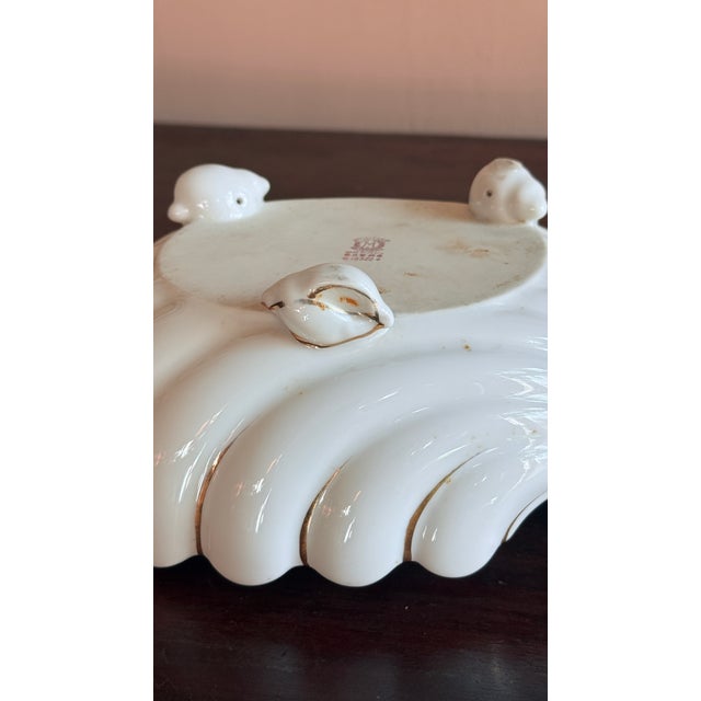 Antique, Early 20th Century Noritake Japan Azalea Porcelain Nuts and Fruit Bowl For Sale - Image 10 of 12