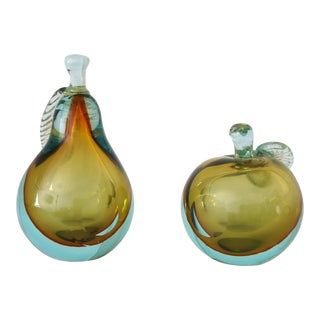 1960s Italian Murano Glass Bookends - A Pair For Sale