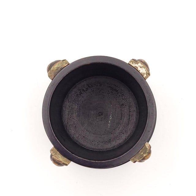 Black Round Box, Austria Circa 1880 For Sale - Image 8 of 9