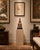 This remarkable 19th-century Chinese hand-carved wood statue depicts a seated Ming official/scholar in traditional robes...