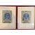 Early 20th Century Early 20th Century Qing Dynasty Style Chinese Ancestor Portraits in Faux Bamboo - A Pair For Sale - Image 5 of 7
