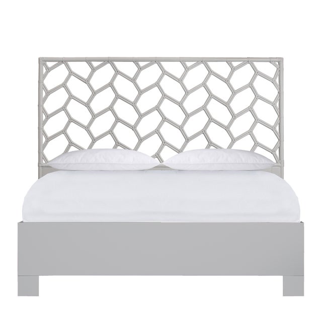 Silas Platform Bed King - Light Gray For Sale - Image 12 of 12