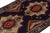 Rug & Kilim Rug & Kilim’s Afghan Baluch Tribal Rug in Navy Blue With Beige-Brown Medallions For Sale - Image 4 of 7
