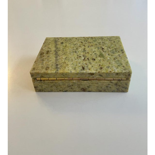 Handcrafted Noble Serpentine Casket from Pizzo Tremogge in Valmalenco, 1970 For Sale - Image 7 of 12