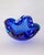 Blue Vintage Italian Ashtray in Blue Murano Glass, 1970s For Sale - Image 8 of 8