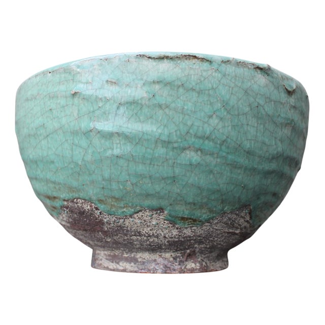 Large Minimalist Zaccagnini Bowl with Enamel, Italy, 1950s For Sale