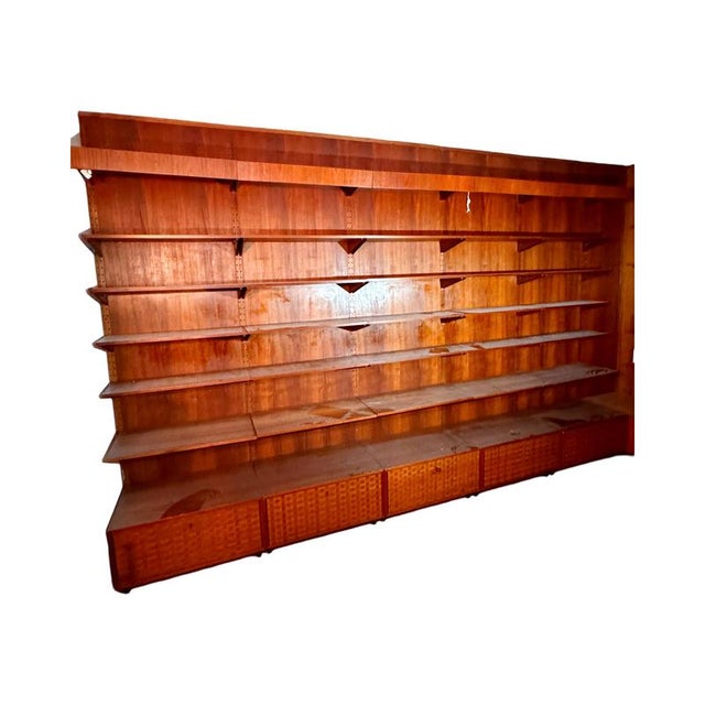 Teak Modular Wall System in the style of Poul Cadovius, 1960s For Sale - Image 14 of 14
