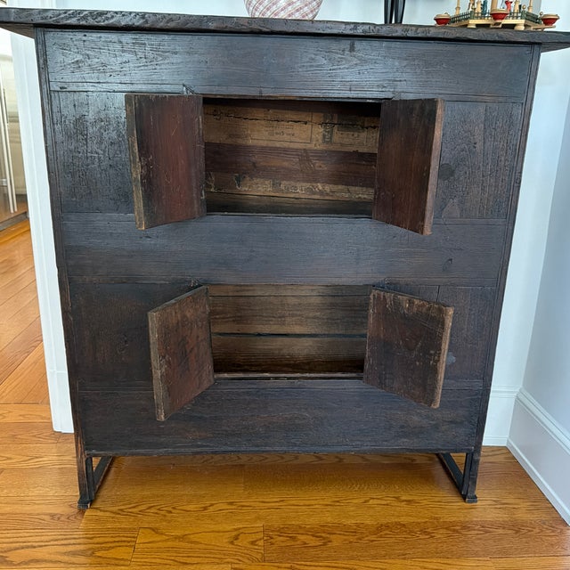 Early 19th Century Korean Antique Scholar's Book Chest / Cabinet; Early 19th Century. With Original Receipt. Ues For Sale - Image 5 of 6