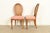 Drexel French Regency Louis XVI Carved Walnut Cane Back Dining Chairs | Set of Four For Sale - Image 12 of 14