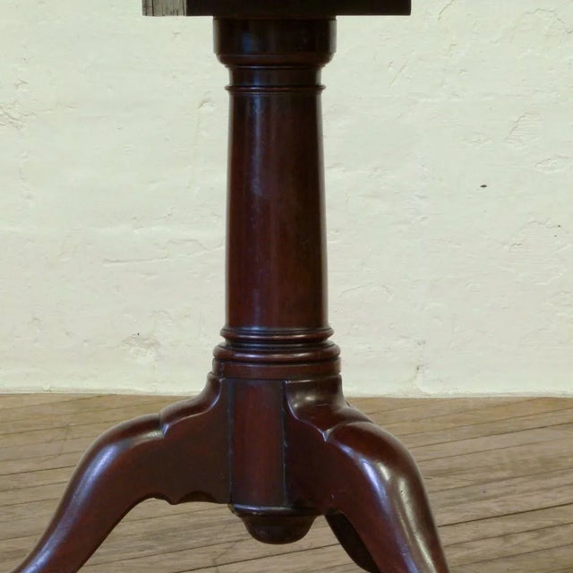 Georgian Mahogany Folding Table For Sale - Image 3 of 9
