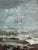 Contemporary Mia Bergeron Birthday, Oil on Cradled Wood in Vintaged Silver Frame For Sale In Houston - Image 6 of 8