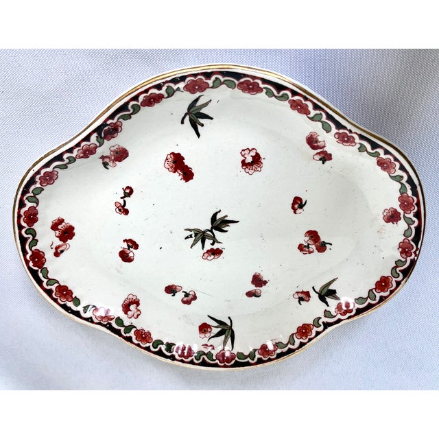 Late 1800s English Imari Style Miniature Sauce Tureen With Tiered Double Underplates For Sale - Image 13 of 18