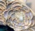 Silver Stunning Silver Iridescent Abalone Seashells ...Rosette Pattern For Sale - Image 8 of 11