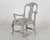 White Antique Swedish Armchair, 1800s For Sale - Image 8 of 9