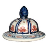 Manchu Qing Dynasty Ginger Jar Lid With Finial For Sale