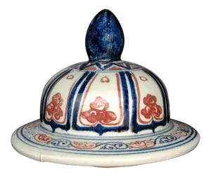 Manchu Qing Dynasty Ginger Jar Lid With Finial