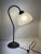 Metal Pottery Barn Alabaster Patinated Metal Table Lamp For Sale - Image 7 of 7
