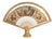 Louis XV Fan Displayed in a Carved Wooden Stand, 18th Century For Sale