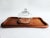 Mid-Century Modern 1970s Teak Wood Bone Shaped Cheese Board With Glass Cloche, 2 Pieces For Sale - Image 3 of 10