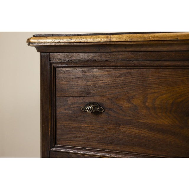 Large Art Deco Warehouse Counter in Oak, 1930s For Sale - Image 13 of 14