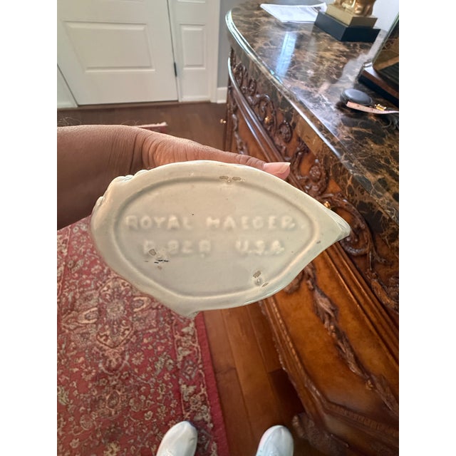 Mid-Century Modern Rare Set of Mid Century Modern Royal Haeger Swan Vases For Sale - Image 3 of 12