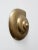 This is a mid 20th century seashell shaped brass wall embellishment. The rich brass tone of the moon shell will make an...