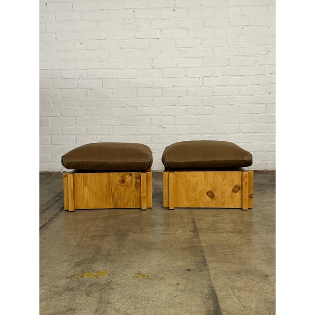 Textile Modern Madura Series Ottoman For Sale - Image 7 of 12