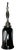 Vintage Murano Black Window Pane Art Glass Chrome Pendant Light For Sale - Image 9 of 18