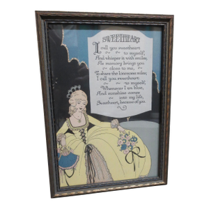 Art Deco Print Called Sweetheart