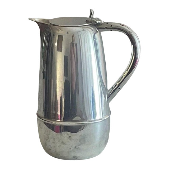 Vintage Firth Bros Sheffield Epns Streamline Thermal Pitcher - Model 2520 For Sale