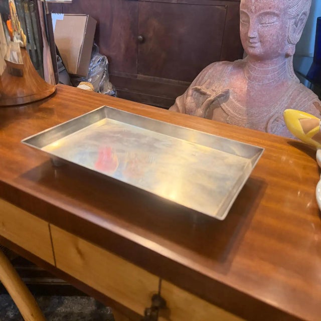 Metal 1950s Gio Ponti Style Mid-Century Modern Vide-Poche by Krupp Milano For Sale - Image 7 of 13