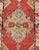 Mid 20th Century Sub-Geometric Tribal Vintage Oushak Runner From Turkey in Soft Red For Sale - Image 5 of 8
