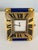 Vintage Cartier Folding Travel Desk Clock Paris Gilt-Brass and Blue Enamel 1990 For Sale - Image 10 of 18