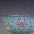 Mid 20th Century Enameled 6 Porcelain Bowls With Box – Famille Rose Style Deer & Floral Motif - 7 pcs For Sale In Los Angeles - Image 6 of 18