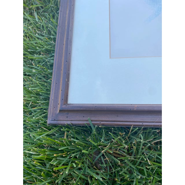 Vintage 1982 chalk drawing of a portrait of a boy. Signed, dated and framed - ready to hang! Drawing: 18"W x .75"D x 22"H