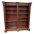 Vintage Cherry Wood Classical Bookcase For Sale