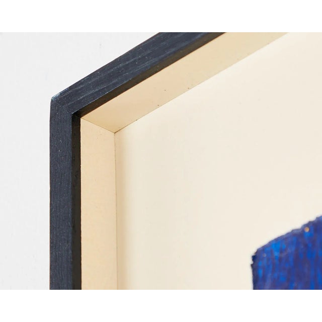 1990s Marguerite Saegesser Abstract Painting For Sale - Image 11 of 13