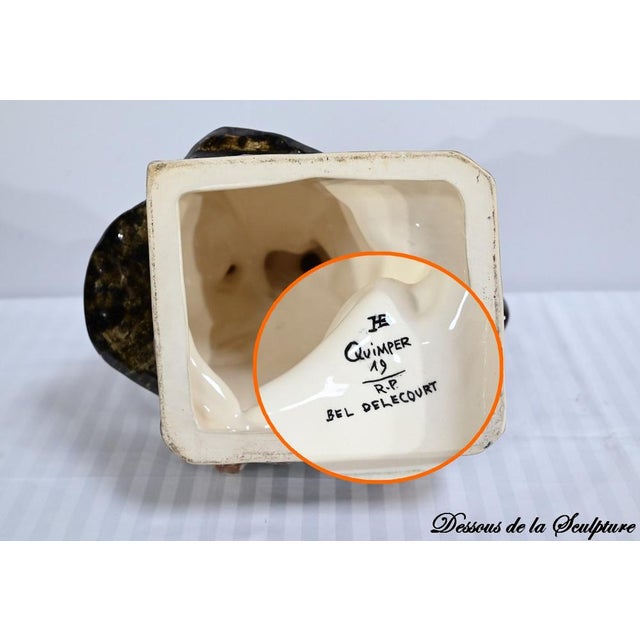 Earthenware Sculpture by Bel Delcourt, 1960 For Sale - Image 17 of 18