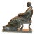 Recumbent Figure Bronze Sculpture For Sale