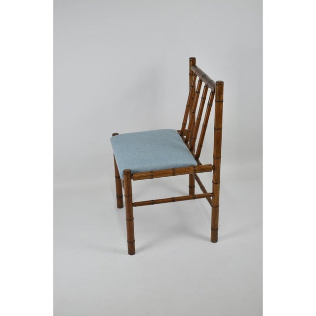 Wooden Chair in Faux Bamboo, France, 1970s For Sale - Image 6 of 16