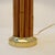 Beige Vintage Bamboo and Brass Table Lamp, 1980s For Sale - Image 8 of 10