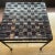 1980s Iron & Woven Leather Strap Stool — In the Manner of Lila Swift & Donald Monell For Sale - Image 9 of 11