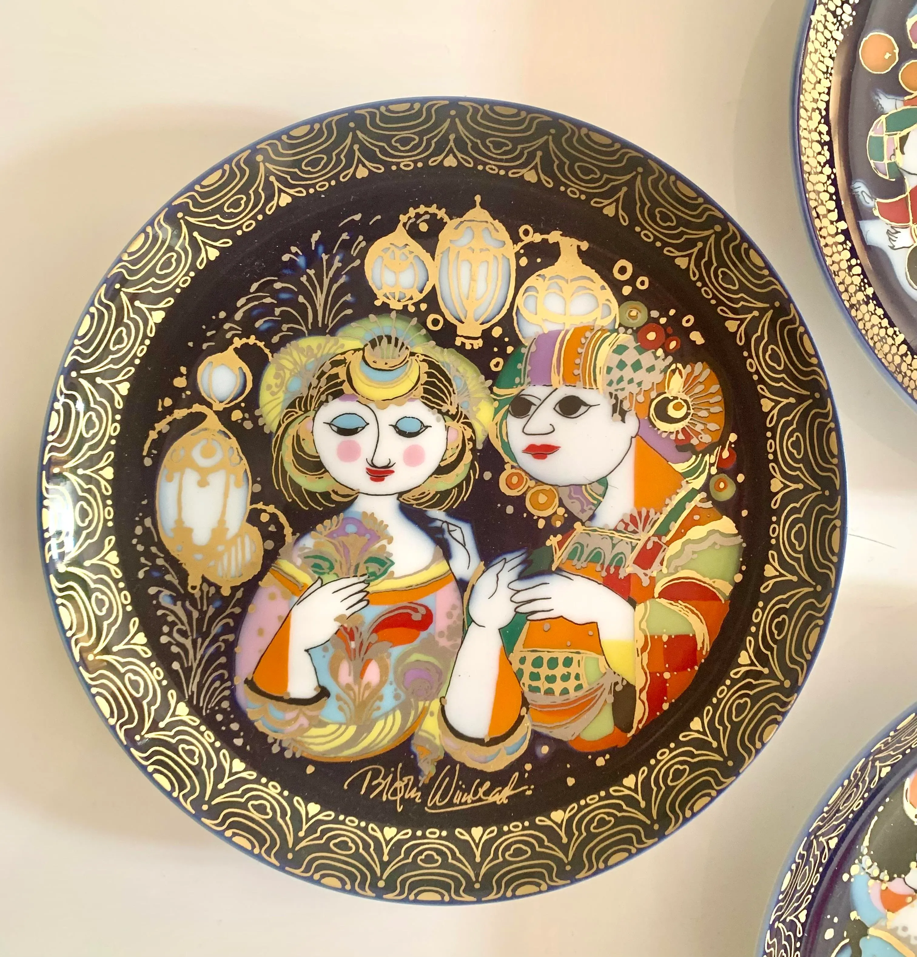 ローゼンタール Rosenthal 絵皿 Bjorn Wiinblad Rosenthal Germany Limited Edition Bjorn Wiinblad Aladdin