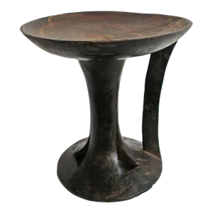 Vintage Naga Serving Bowl Stool