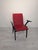Vintage Wooden Chair in Red, 1960s For Sale - Image 11 of 11