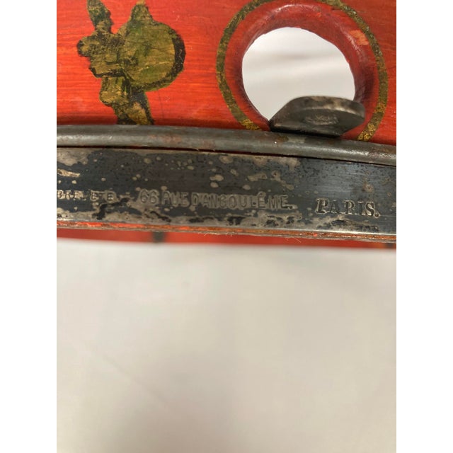 Early 20th Century Millereau Paris Antique French Tambourine Tambour De Basque 12in C1879-1911 For Sale - Image 5 of 13